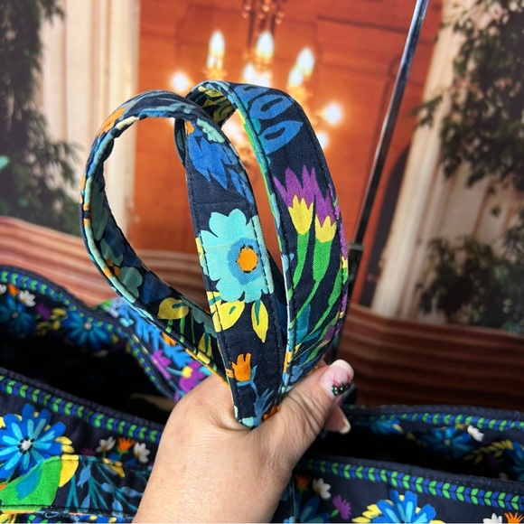 Vera Bradley Midnight Blue XL Commuter Laptop Tote Shoulder Bag, excellent - Picture 16 of 16